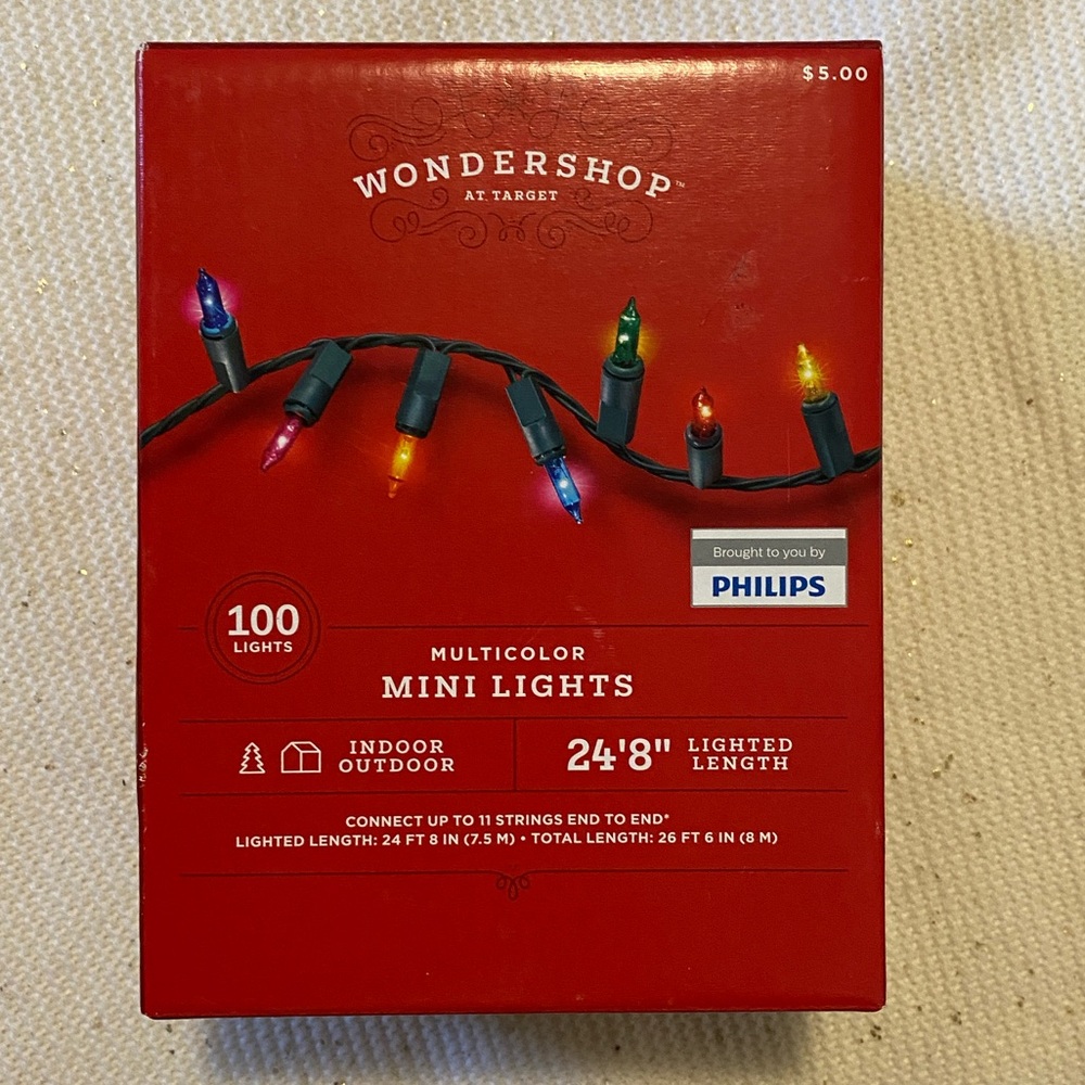 Target Wondershop mini lights